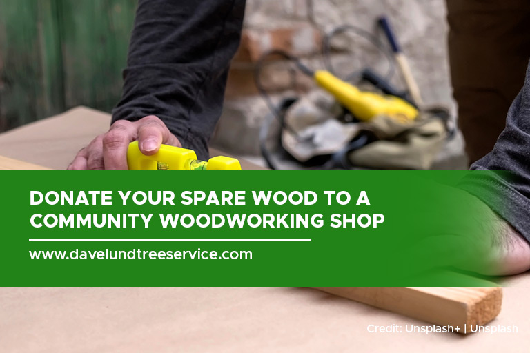 Donate your spare wood to a community woodworking shop